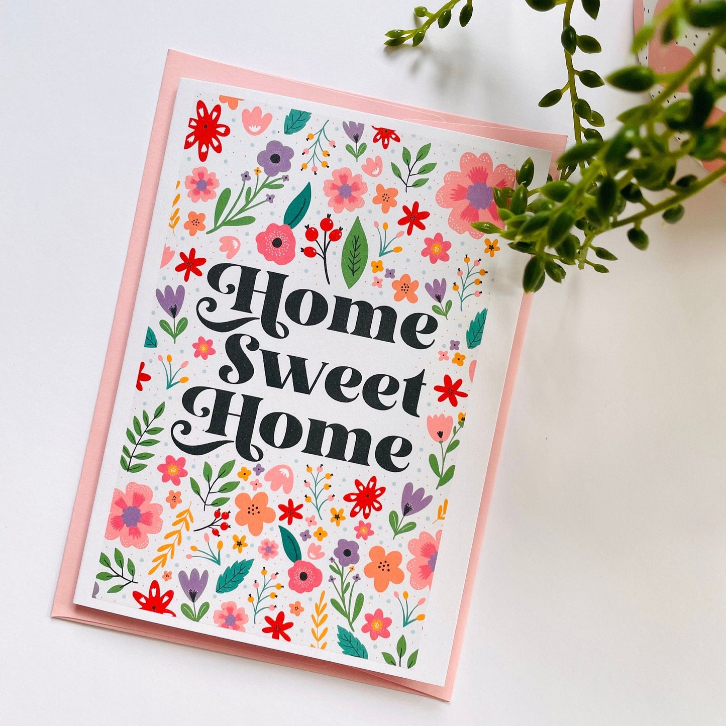 Home Sweet Home A6 Greetings Card