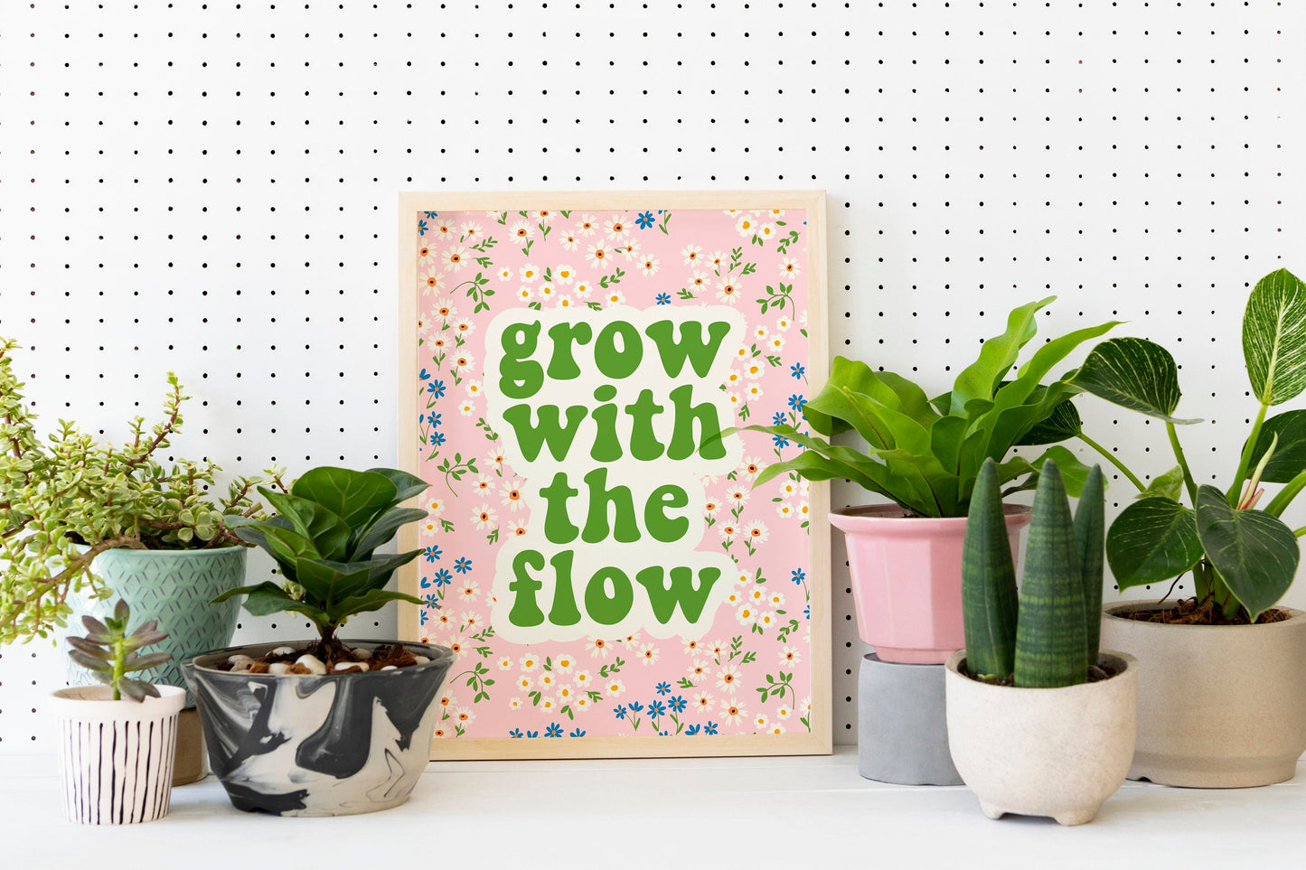 Grow With the Flow Print in Brights