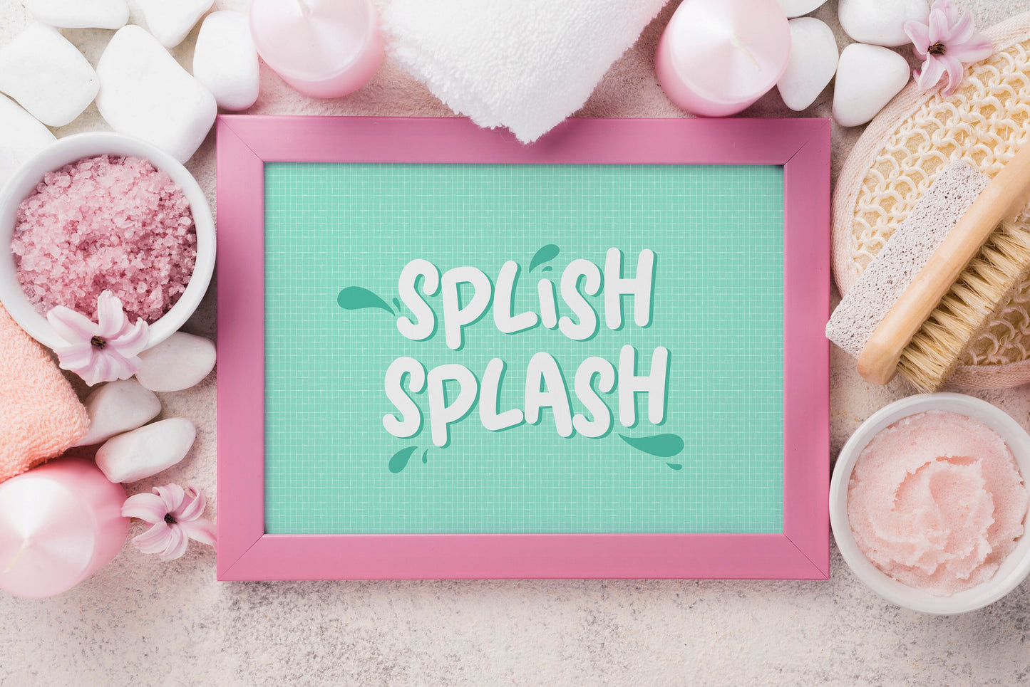 Splish Splash Bathroom Print