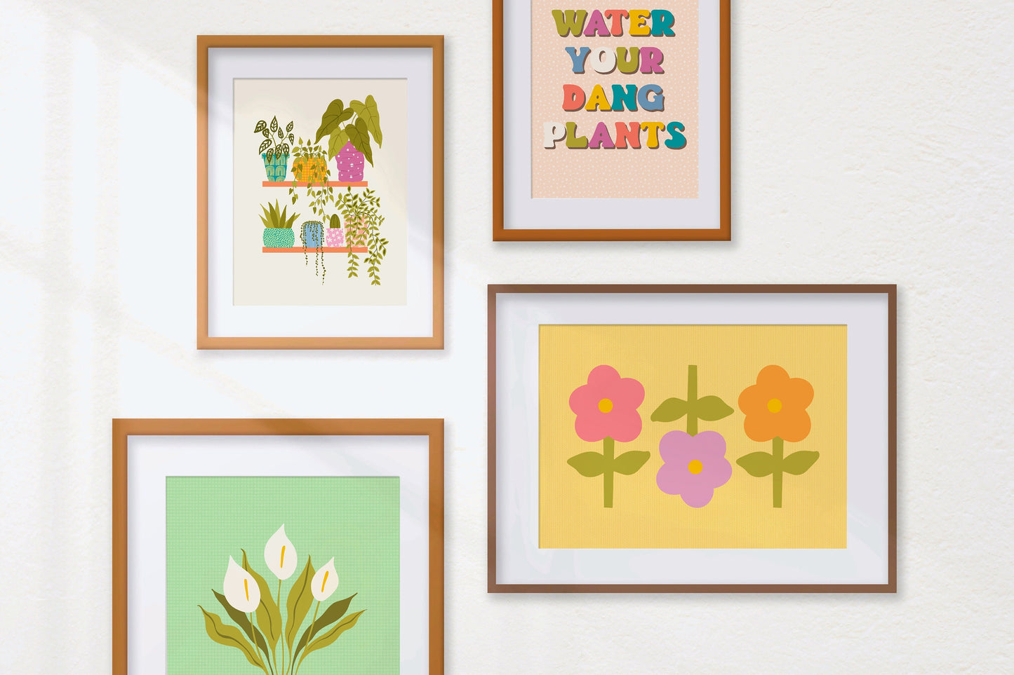 Plants On A Shelf Print
