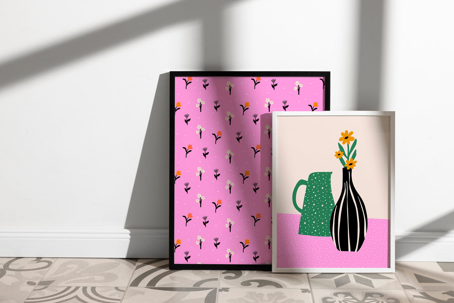 Quirky Vases Print