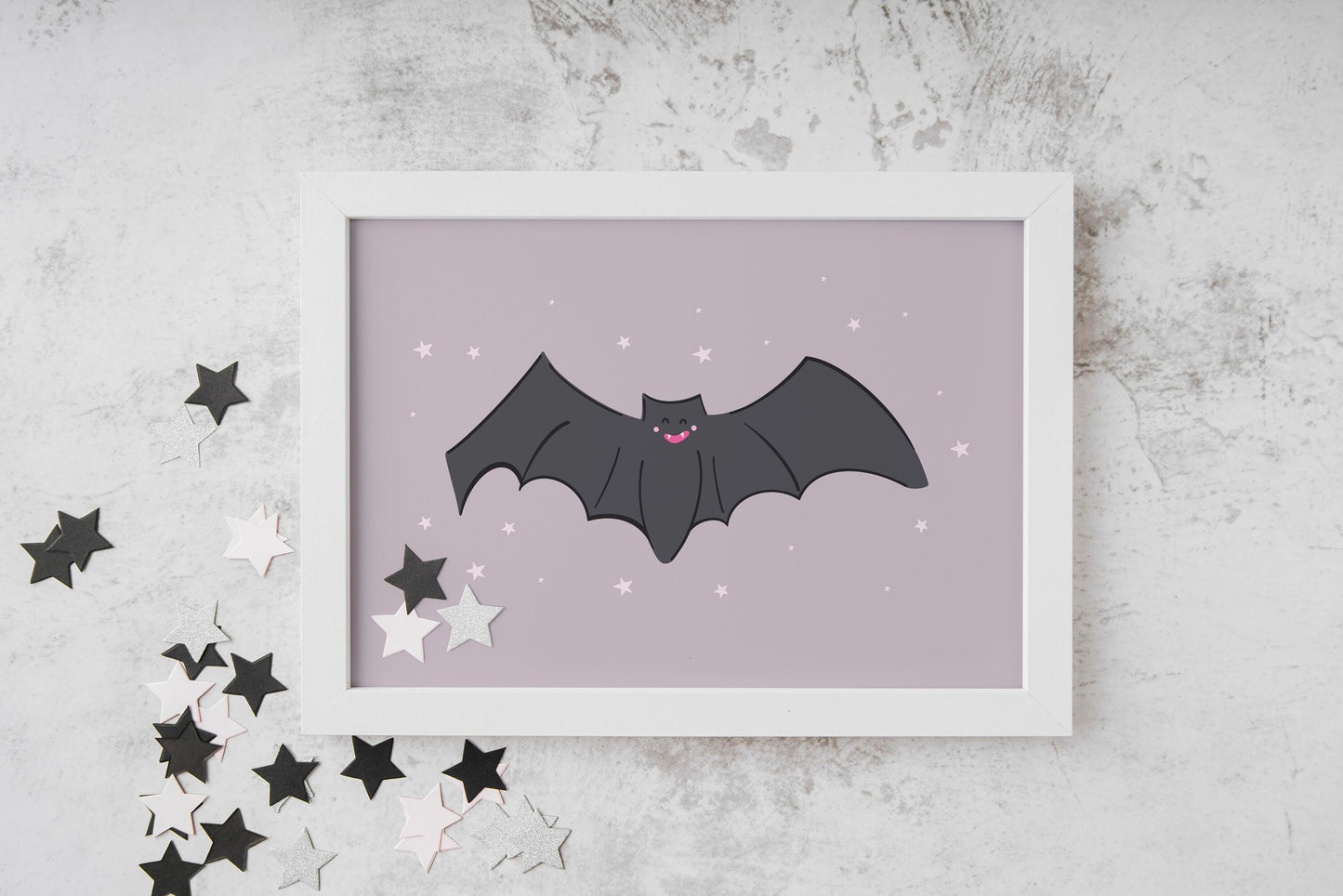 Cute Bat Print