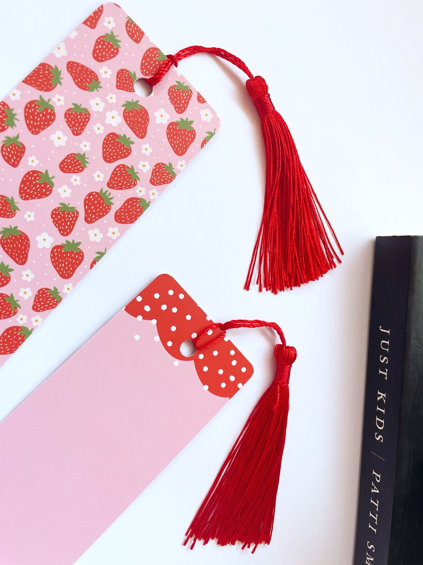 Strawberry Print Bookmark