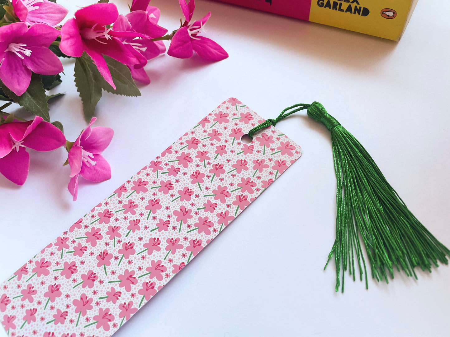 Floral Print Bookmark