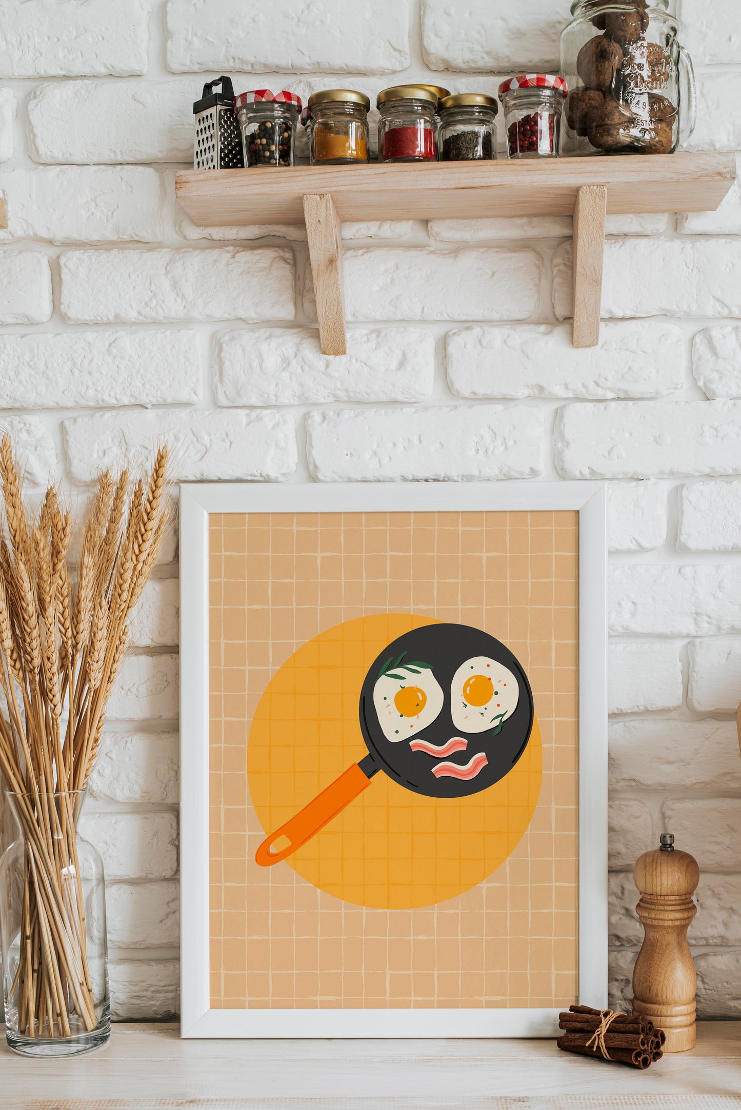 Bacon and Eggs Print