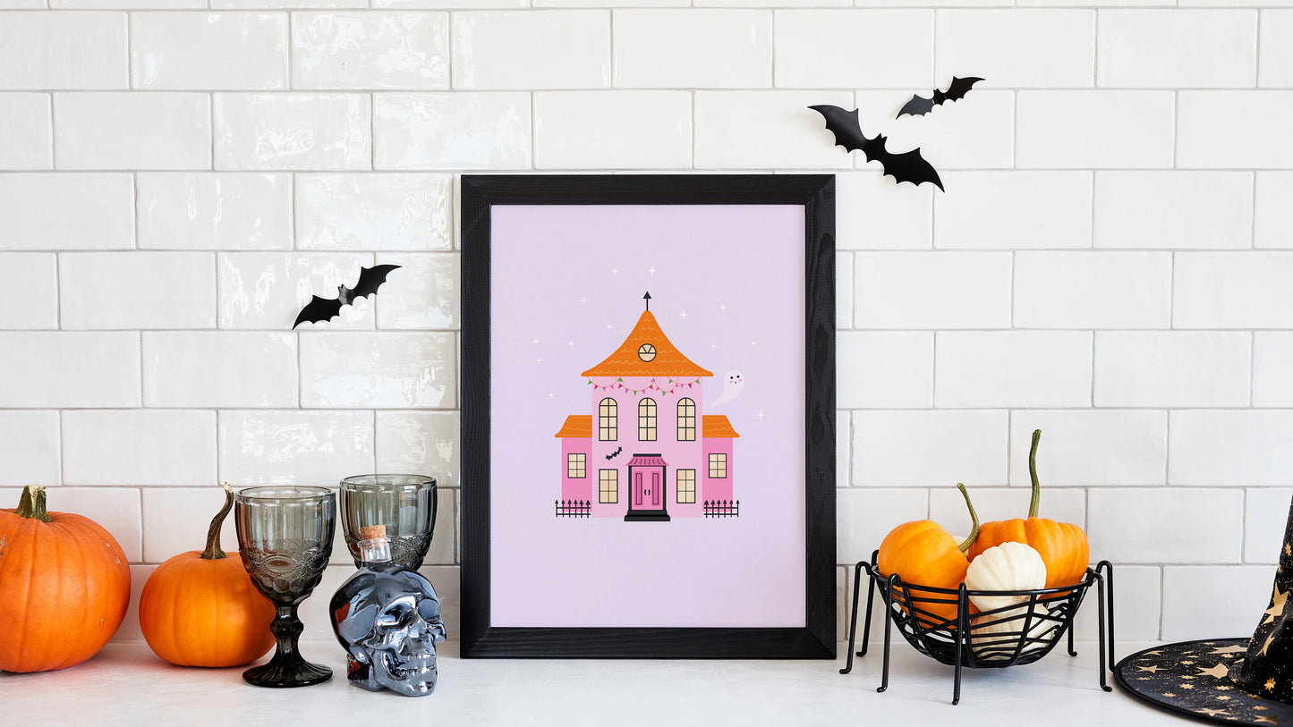 Haunted House Print