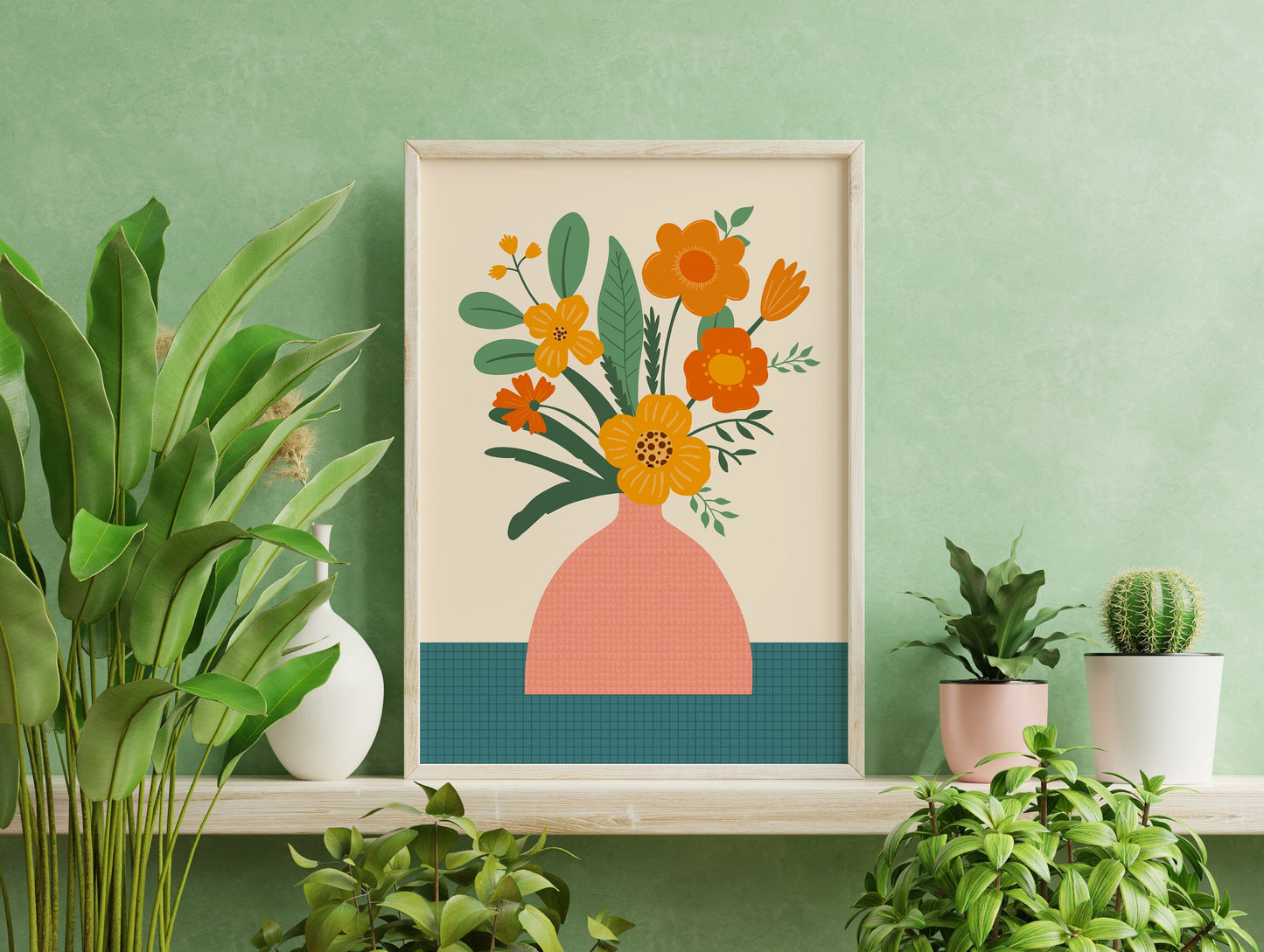 Vase of Flowers Print