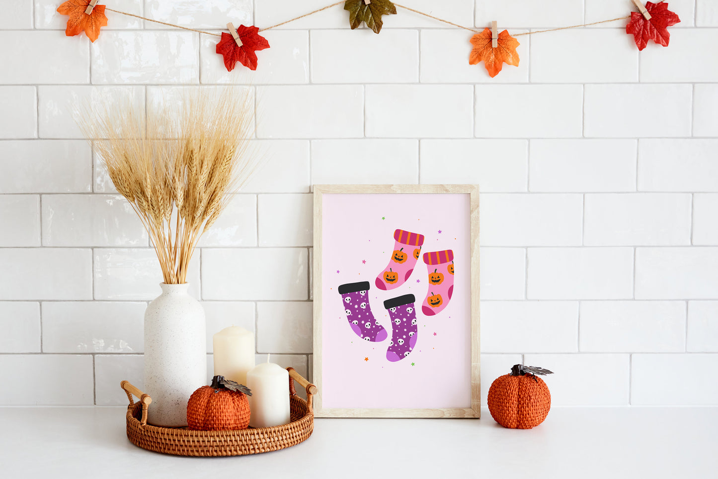 Halloween Socks Print